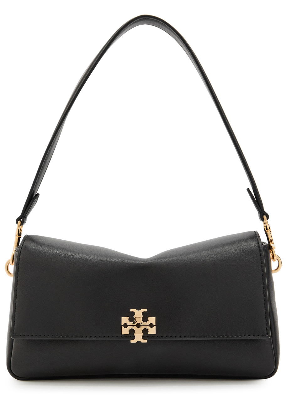 Tory Burch Charlie Small Leather Shoulder bag - Black