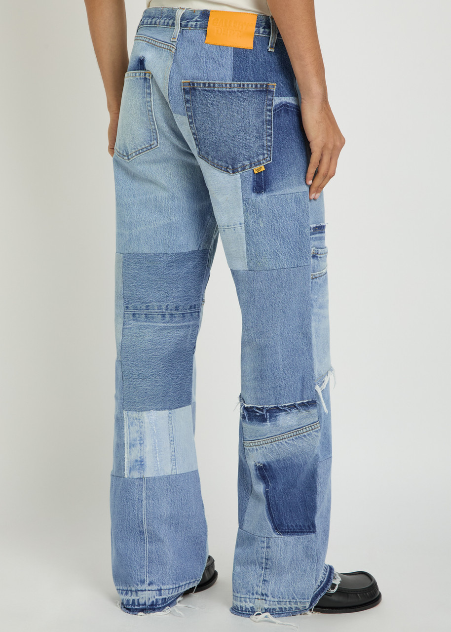  Gallery Dept. Mixed-denim Straight-leg Jeans - 34 (w34 / L) 