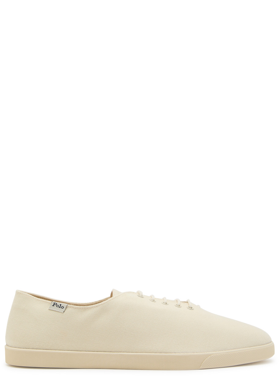 Polo Ralph Lauren Bronx Canvas Sneakers - Cream - S10 (IT41.5 / UK8.5)