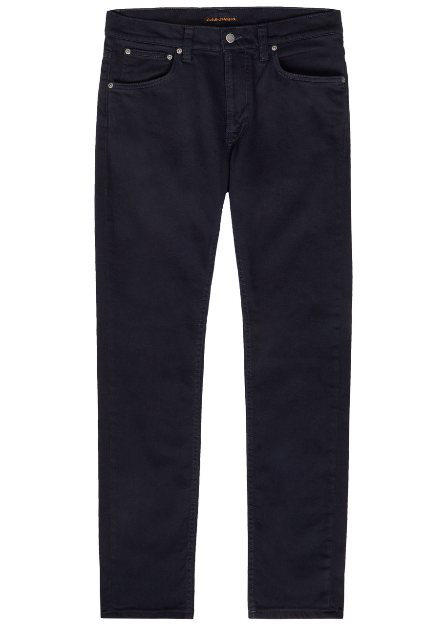 Nudie Jeans Lean Dean Slim-leg Jeans - Dark Blue - 30 (W30 / S)