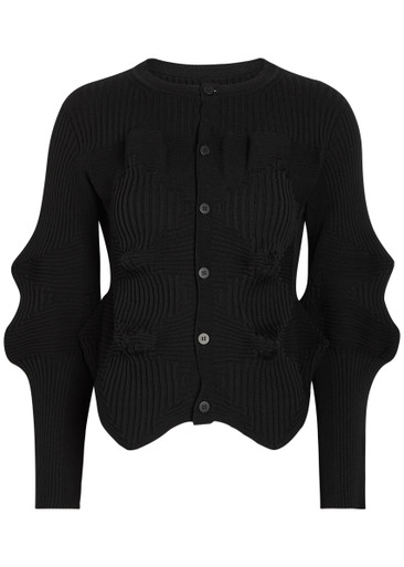 ISSEY MIYAKE Sculpted knit cardigan | Harvey Nichols