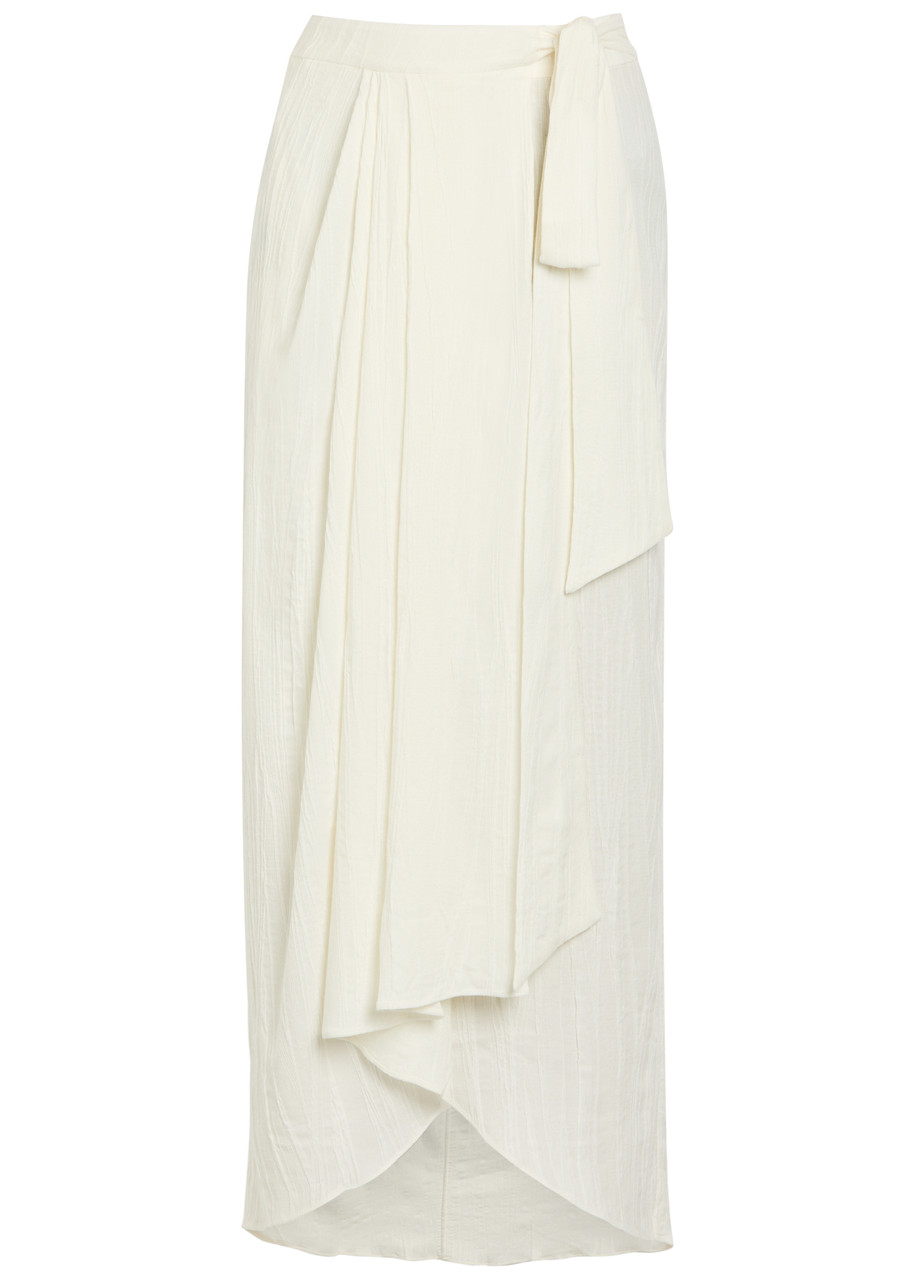 Delos Ayla Wrap Woven Skirt - White - M (UK12 / M)