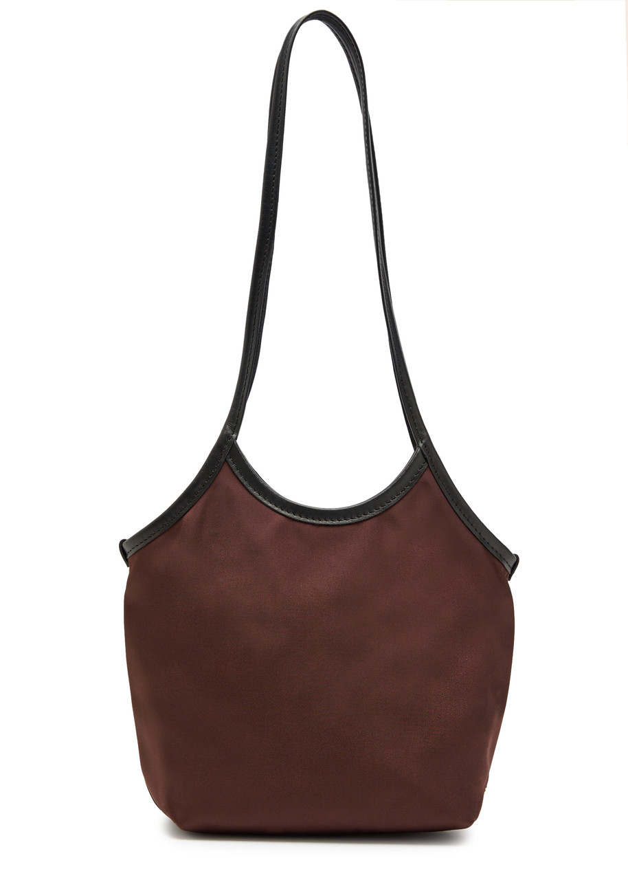 Valesque Cami Small Satin Tote bag - Dark Brown - One Size