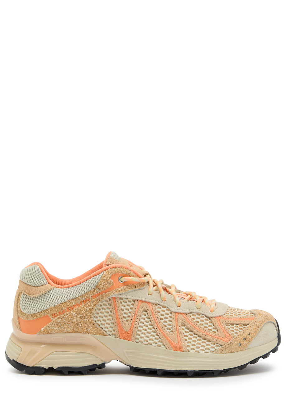 Salomon Xt-whisper Embroidery Panelled Mesh-knit Sneakers - Orange - 6.5 (IT39.5 / UK6.5)