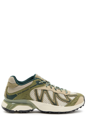 SALOMON XT-Whisper Embroidery panelled mesh-knit sneakers | Harvey