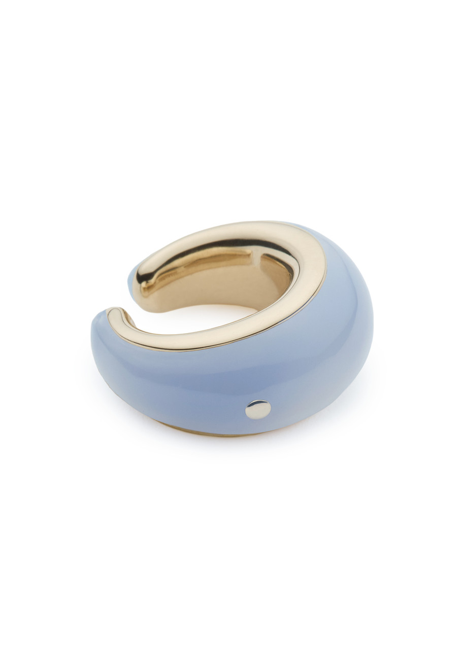 Luminous 27 Bain-de-marie 18k Gold ear Cuff - Blue - One Size