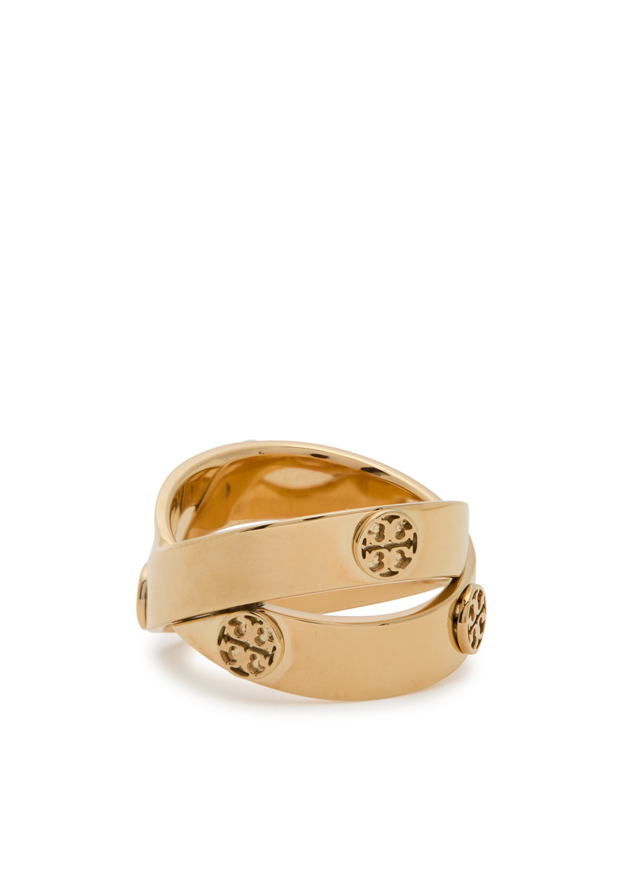  Tory Burch Icon Double Ring - Gold - 5 (j 1/2) 