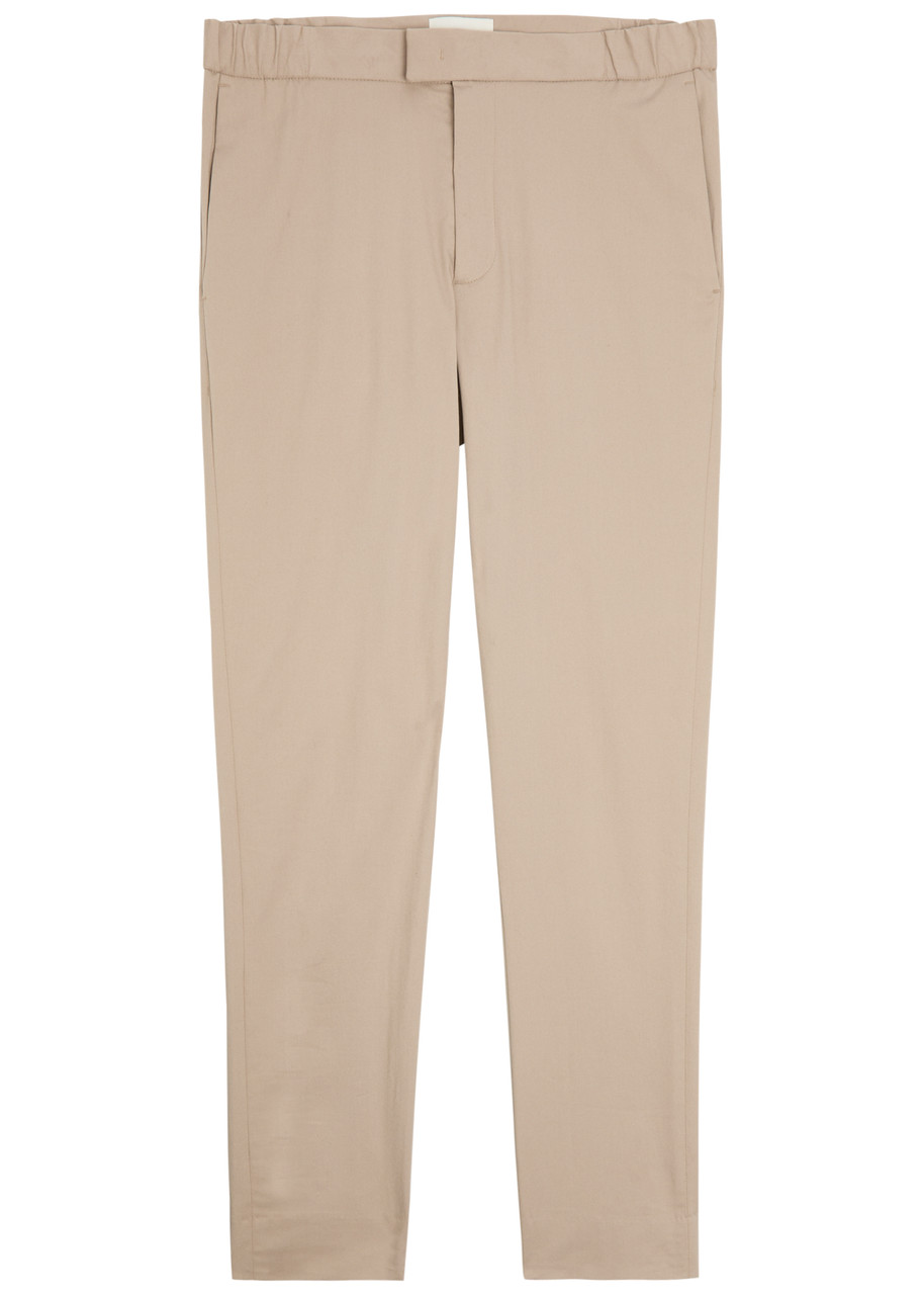 Lestrange 24 Hour Slim-leg Cotton-blend Trousers - Beige - XL