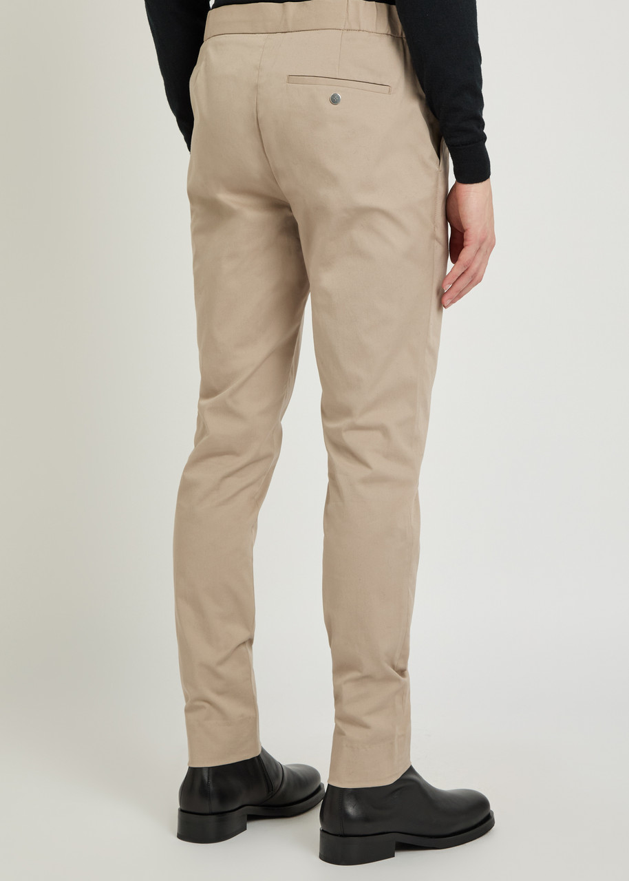  Lestrange 24 Hour Slim-leg Cotton-blend Trousers - Beige - Xxl 