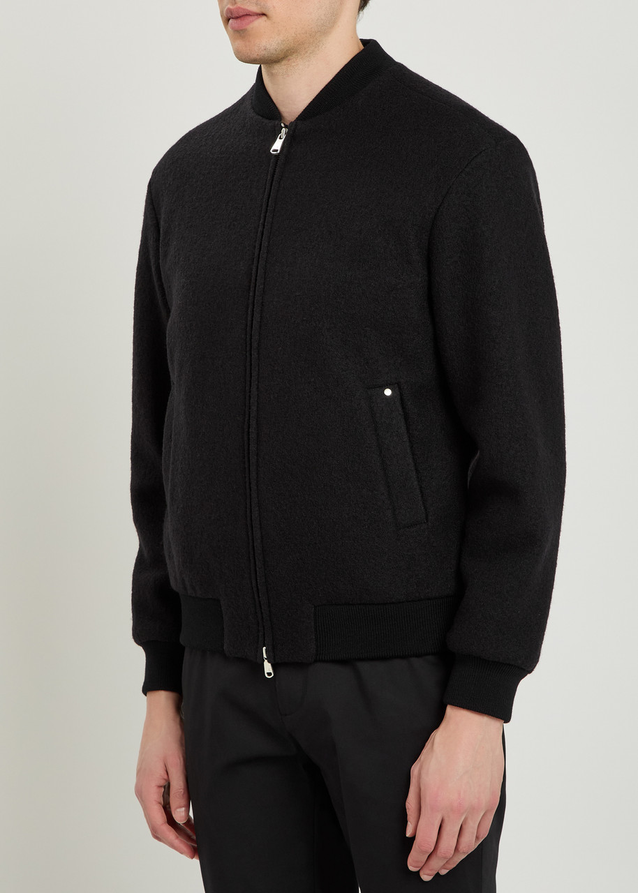 Lestrange Wool Bomber Jacket - Black - M 