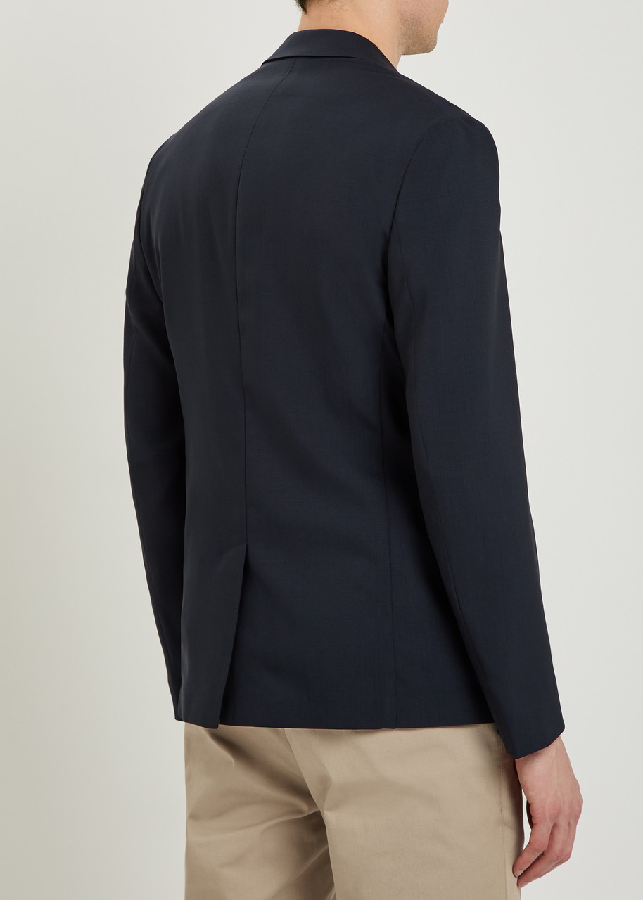  Lestrange Tropical Woven Blazer - Navy - L 