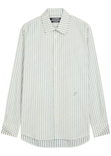JACQUEMUS Le Chemise Letro striped cotton shirt | Harvey Nichols