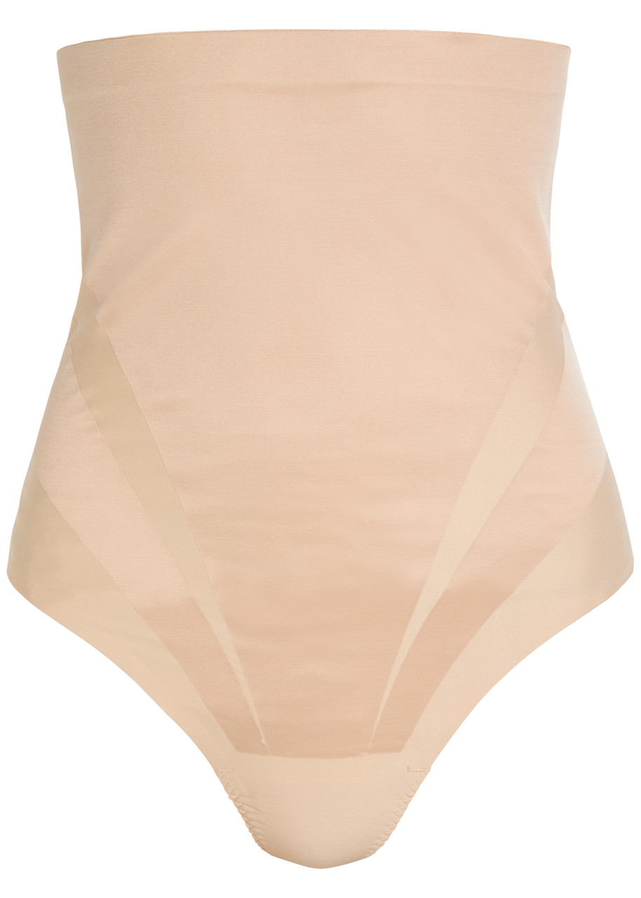 Spanx Transform High-waist Sculpting Thong - Beige - M (UK12 / M)