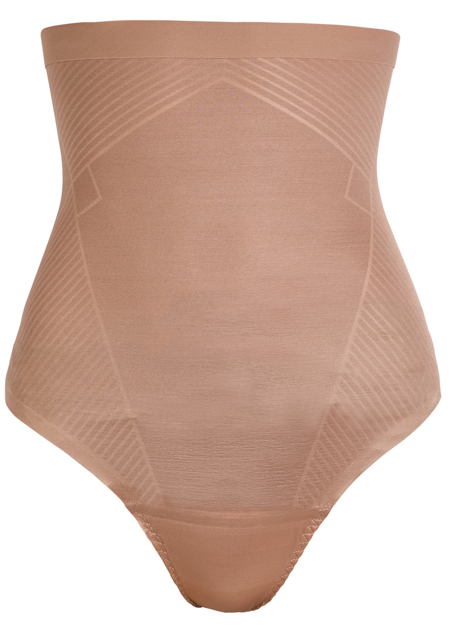 Spanx Invisible High-waist Sculpting Thong - Nude - M (UK12 / M)