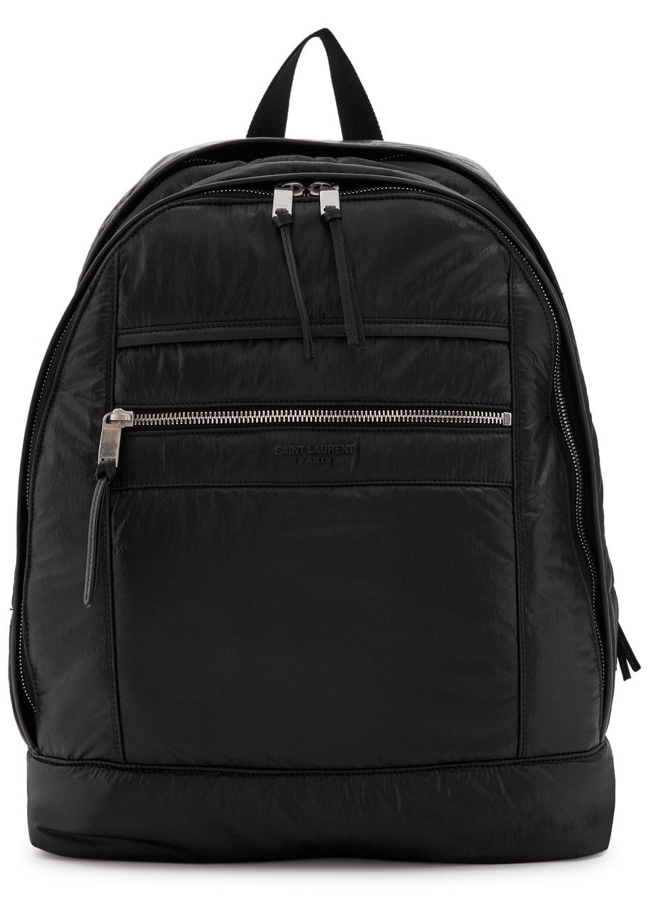 Saint Laurent City Nylon Backpack - Black - One Size