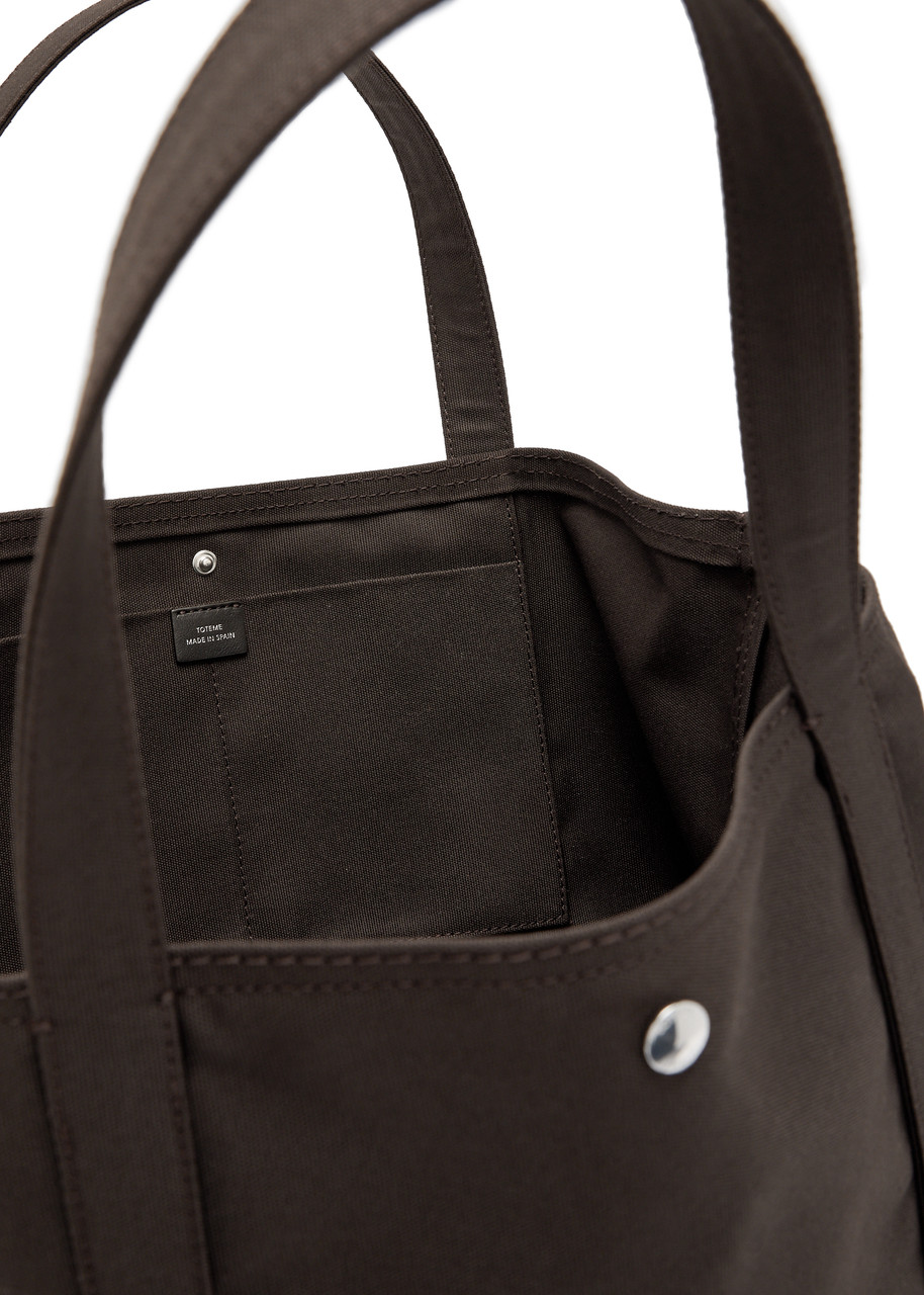 Toteme Beach Canvas Tote bag – Dark Brown – One Size