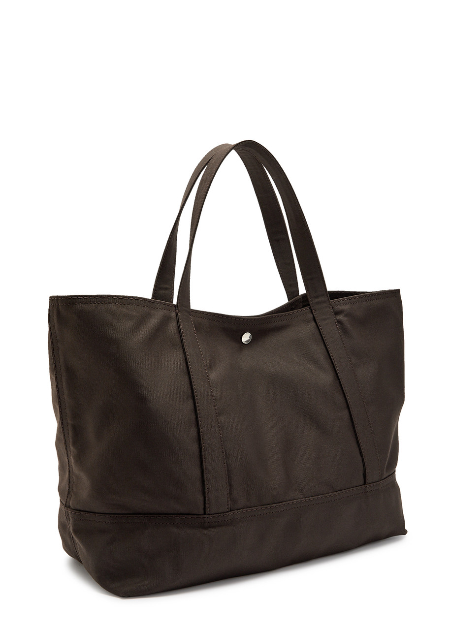 Toteme Beach Canvas Tote bag – Dark Brown – One Size