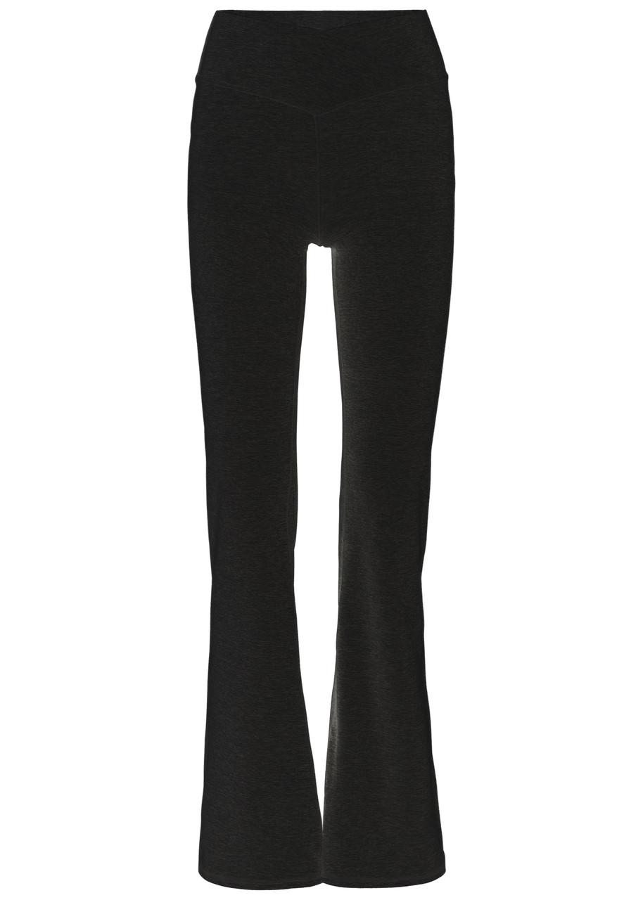Vuori Elevation Rhythm Flare Stretch-jersey Leggings - Black - L (UK14 / L)