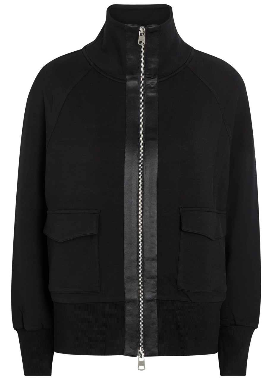 Varley Roxbury Stretch-jersey Sweatshirt - Black - L (UK14 / L)
