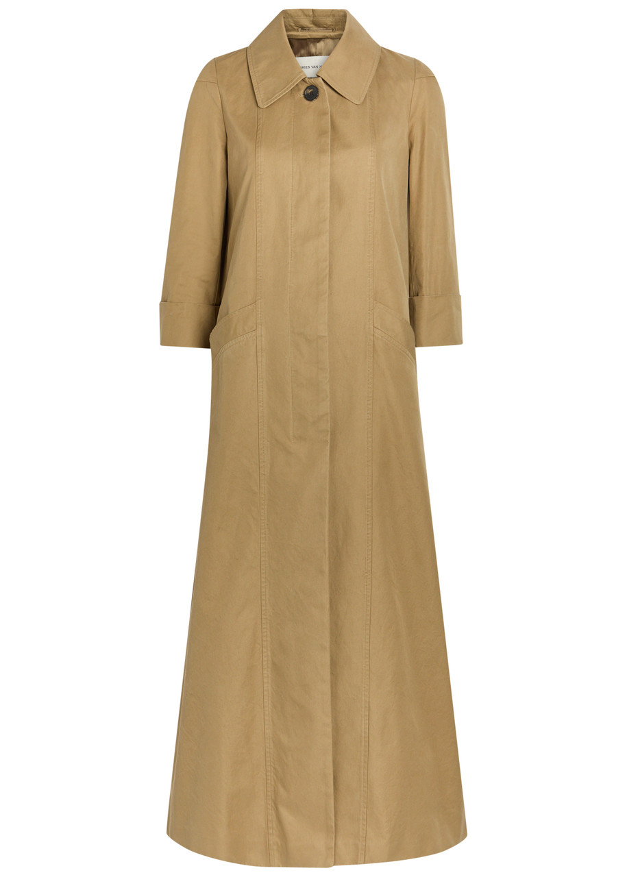 Dries Van Noten Rimi Cotton Trench Coat - Camel - 34 (UK6 / XS)