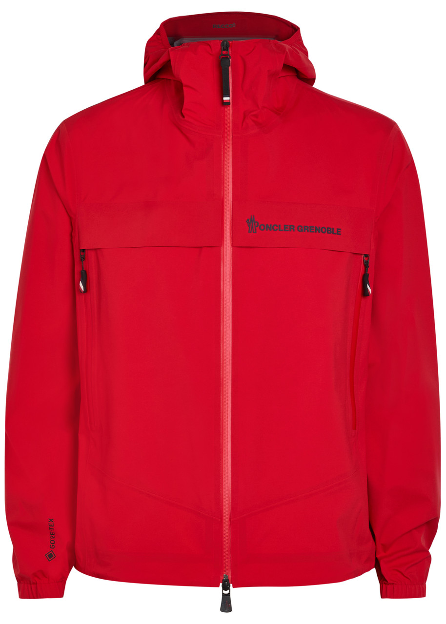 Moncler Grenoble Shipton Waterproof Packable Hooded Nylon Jacket - Red - 4 (UK42 / XL)