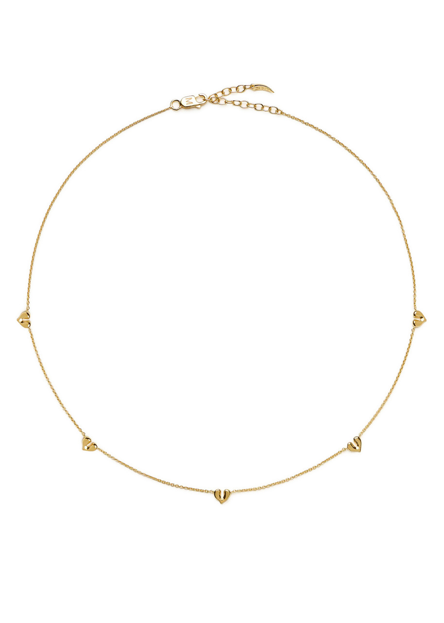 Missoma Molten Heart 18k Gold Vermeil Choker Necklace - One Size