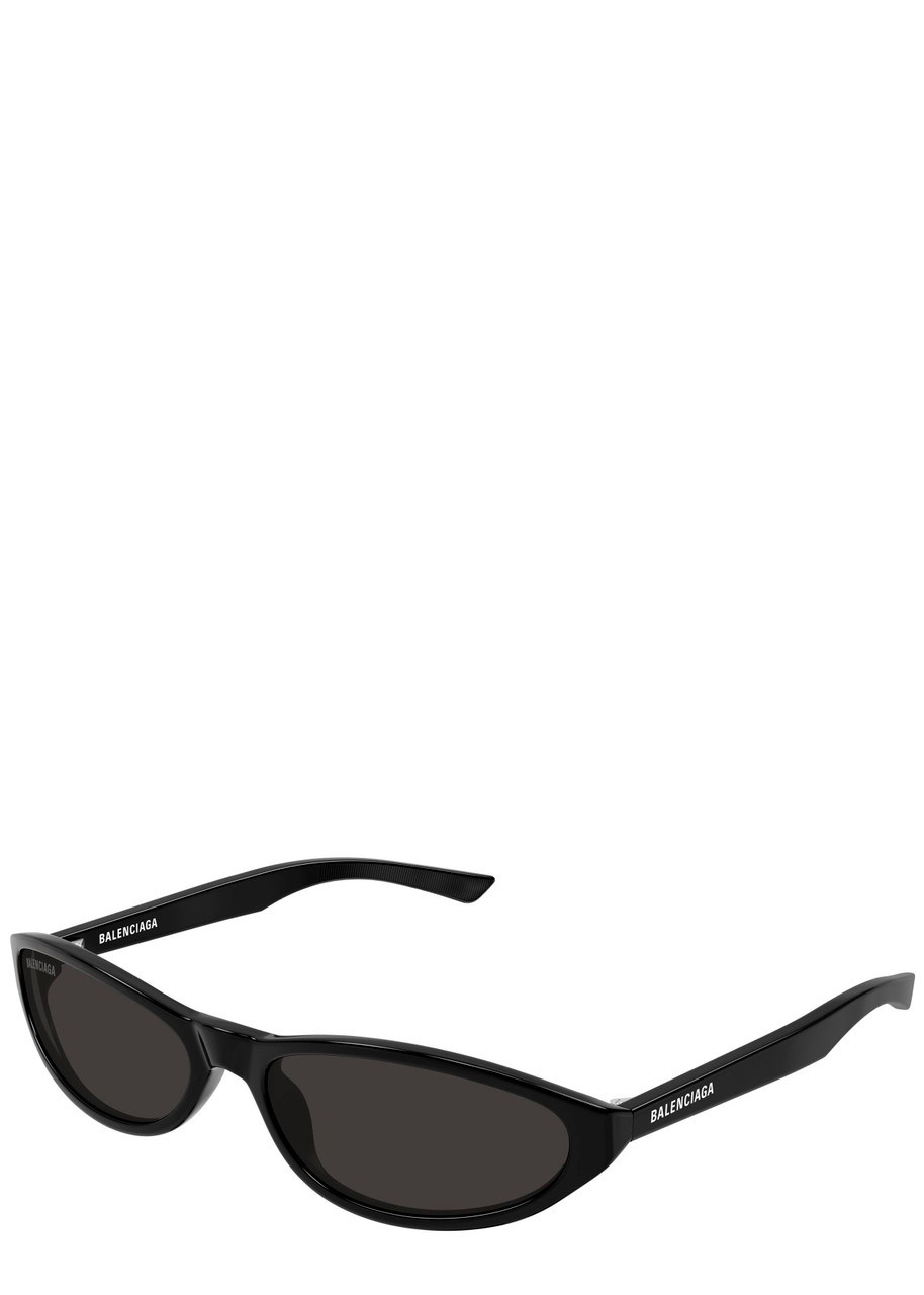 Balenciaga Round-frame Sunglasses - Black - One Size