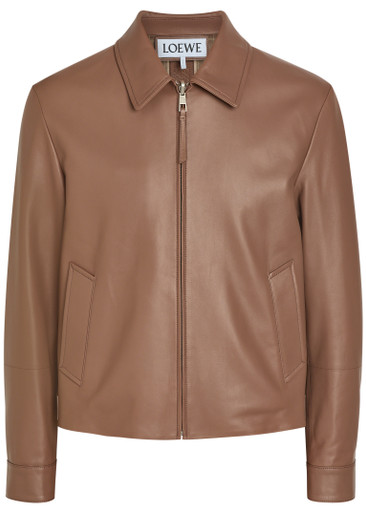 LOEWE Nappa leather jacket | Harvey Nichols