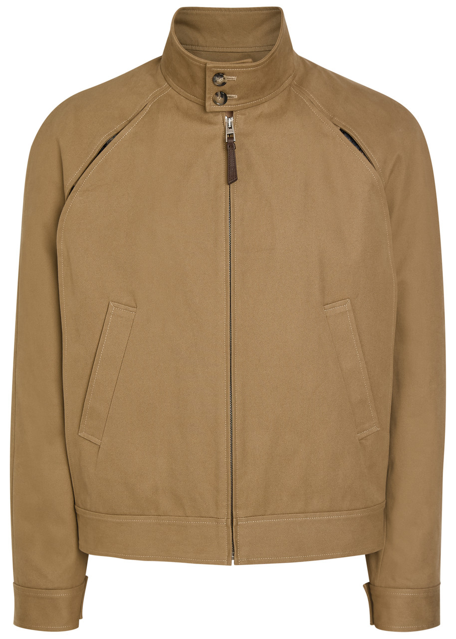 Loewe Layered Wool and Cotton-twill Jacket - Beige - 46 (IT46 / S)