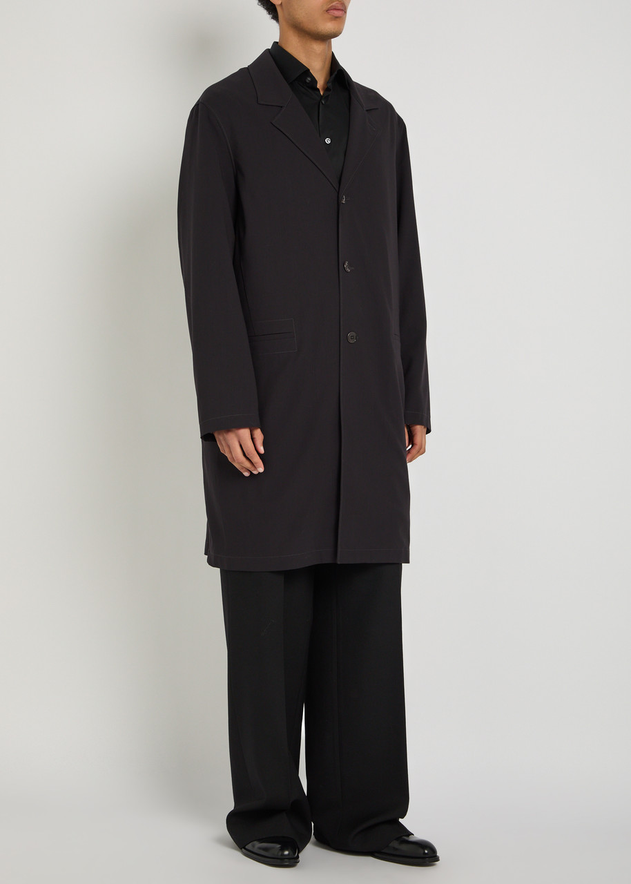  Lemaire Wool Coat - Black - 48 (it48 / M) 