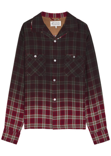 MAISON MARGIELA Checked woven shirt | Harvey Nichols