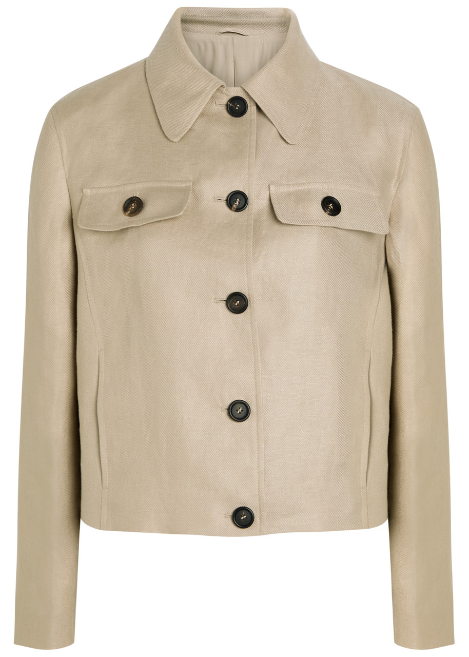 Brunello Cucinelli Linen Jacket - Beige - 46 (UK14 / L)