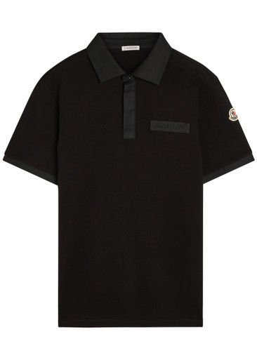 トップス MONCLER SCOM2017 210 L/S PIQUE SHIRT MONCLER Logo-embroidered piqué cotton polo shirt | Harvey Nichols