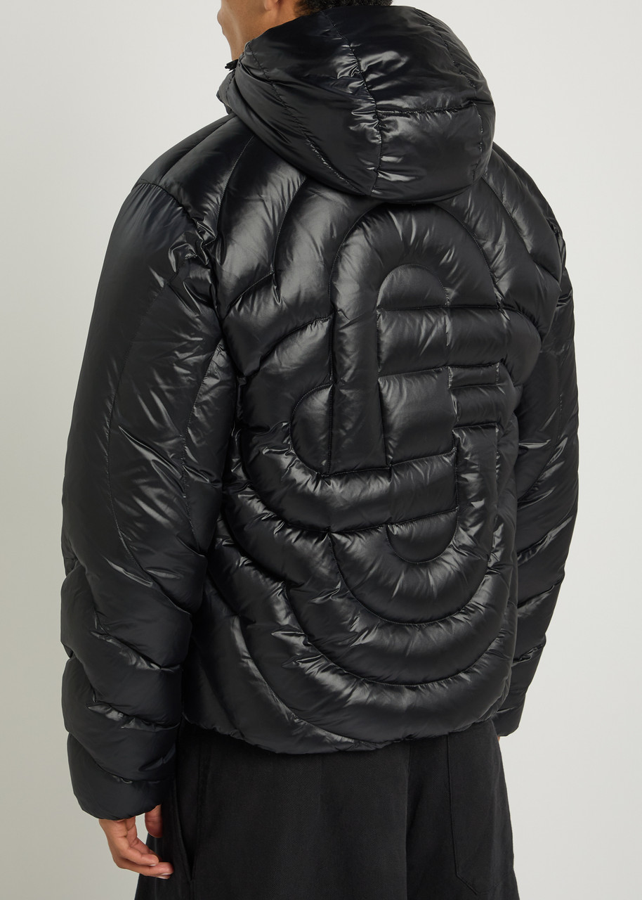  Casablanca Monogram Quilted Shell Jacket - Black - M 