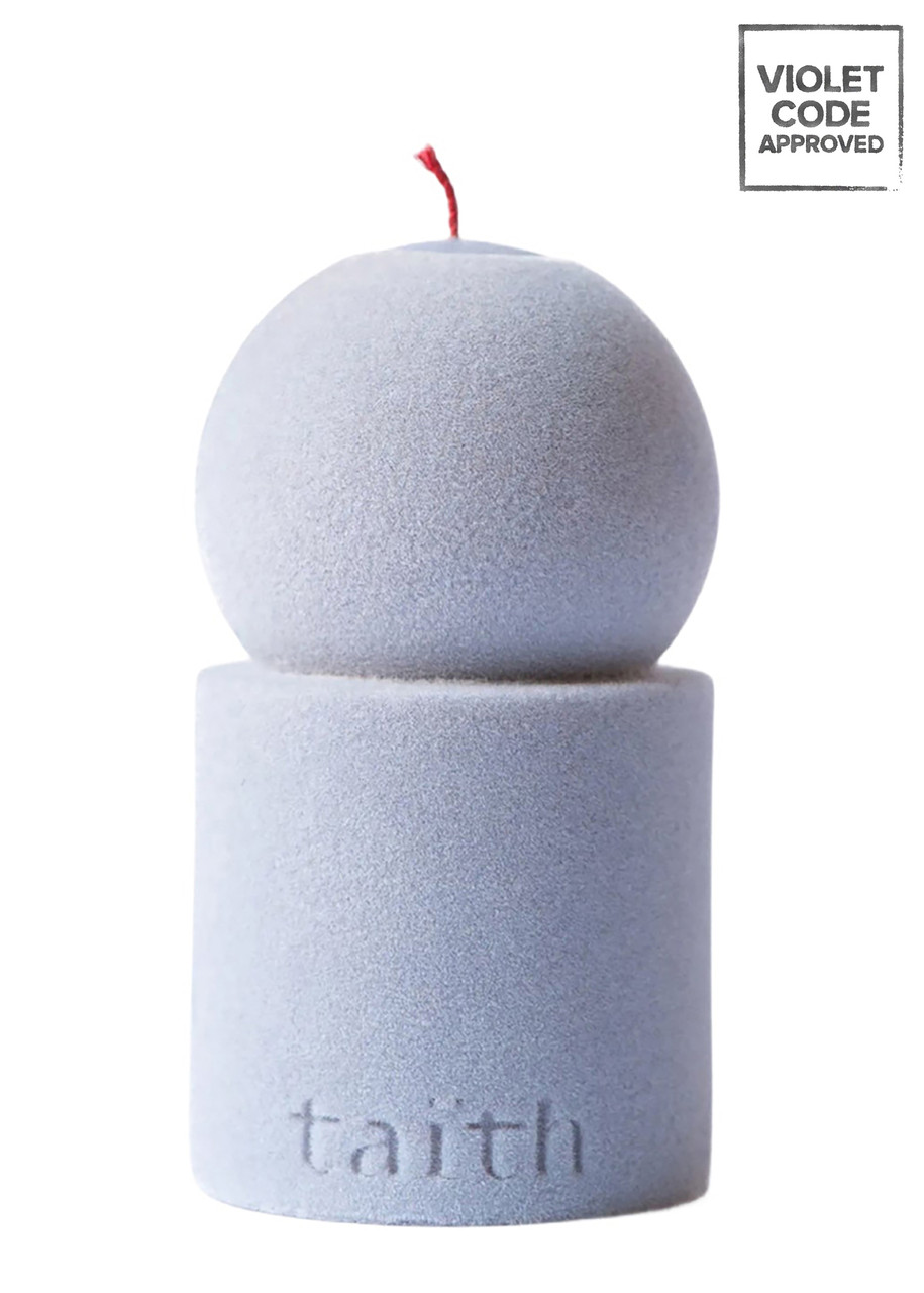 Taith Lulu Velvet Light Grey Candle 375g