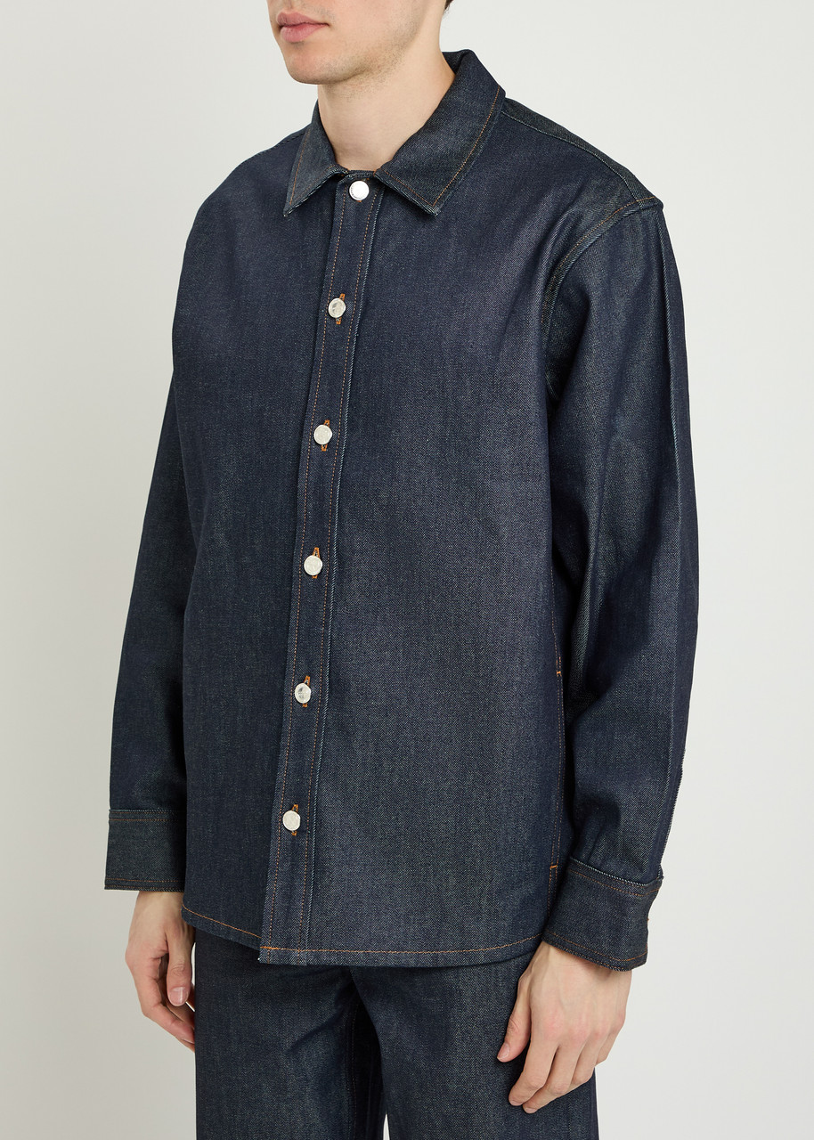  A.p.c. Surchemise Denim Overshirt - Indigo - M 