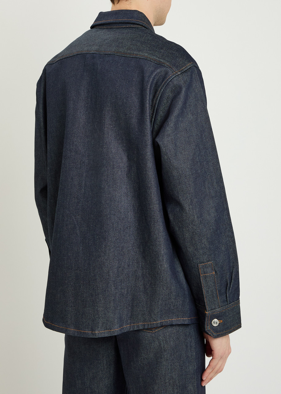  A.p.c. Surchemise Denim Overshirt - Indigo - M 