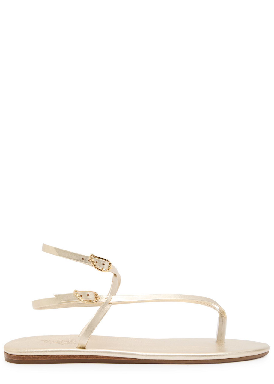 Ancient Greek Sandals Kallisti Leather Sandals - Gold - 40 (IT40/ UK7)