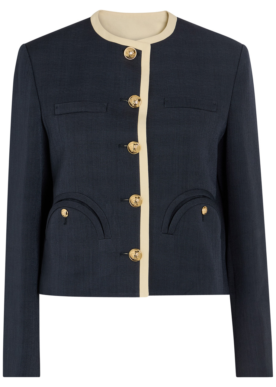Blaze Milano Shamo Bolero Woven Jacket - Black - 1 (UK8 / S)