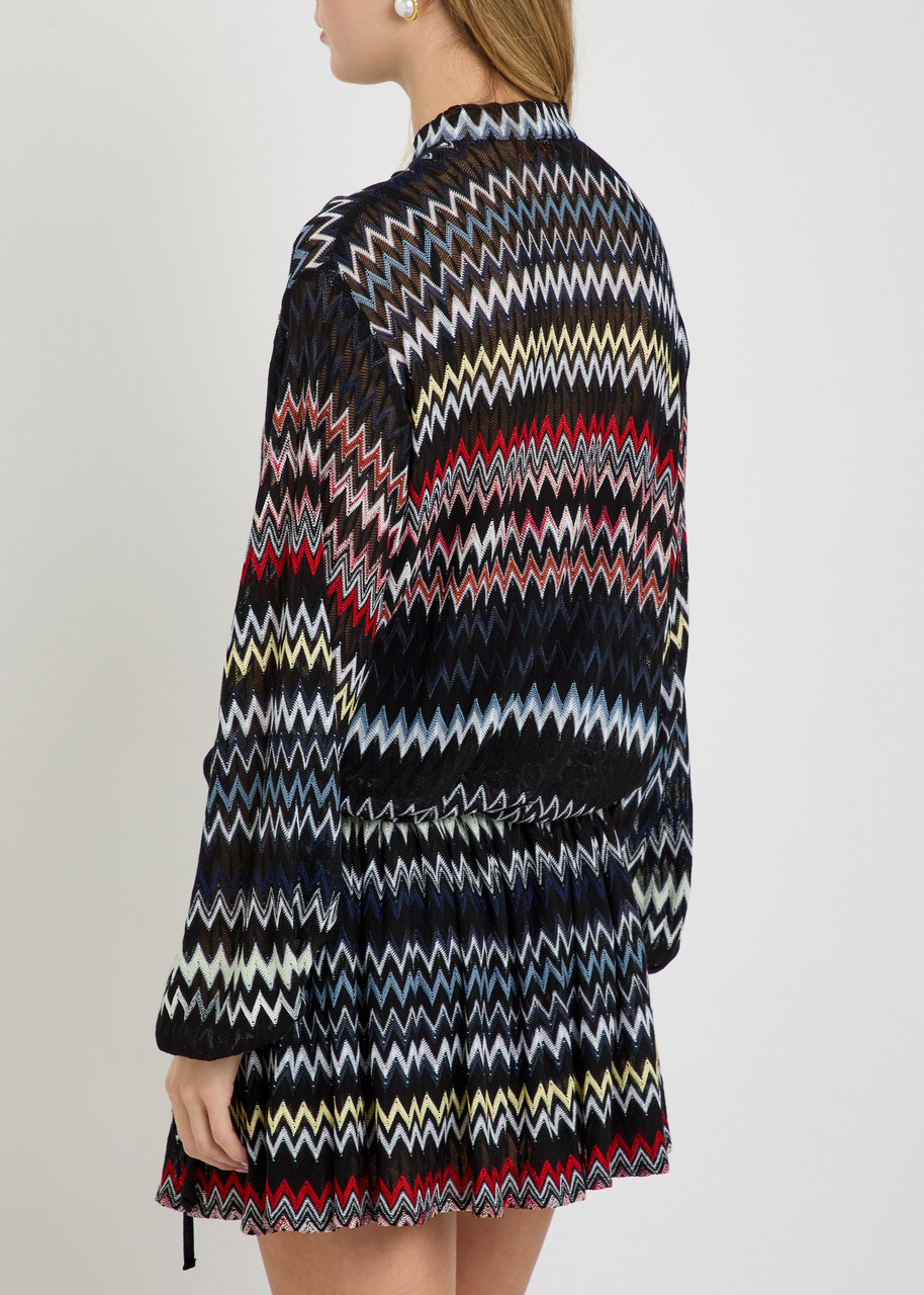  Missoni Chevron Fine-knit Mini Dress - Multicoloured - 40 (uk8 / S) 
