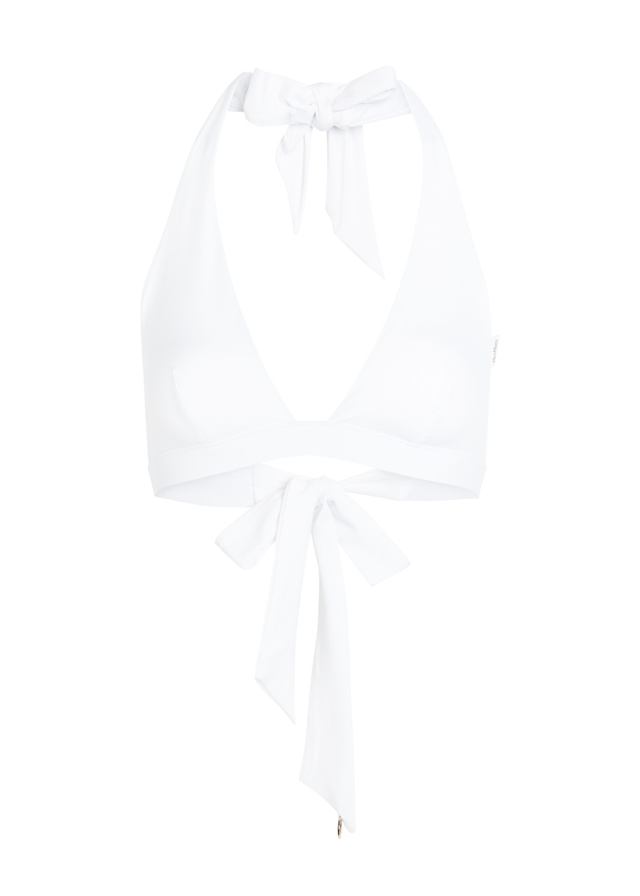 Max Mara Ariella Halterneck Bikini top - White - IB (UK6 / XS)