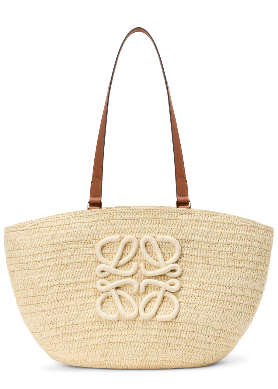 Loewe X Paula's Ibiza Eclipse Medium Raffia bag - Natural - One Size