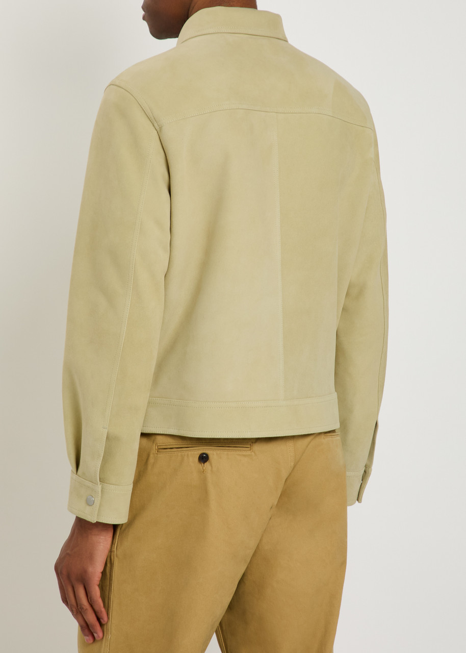  Frame Suede Jacket - Light Green - S 