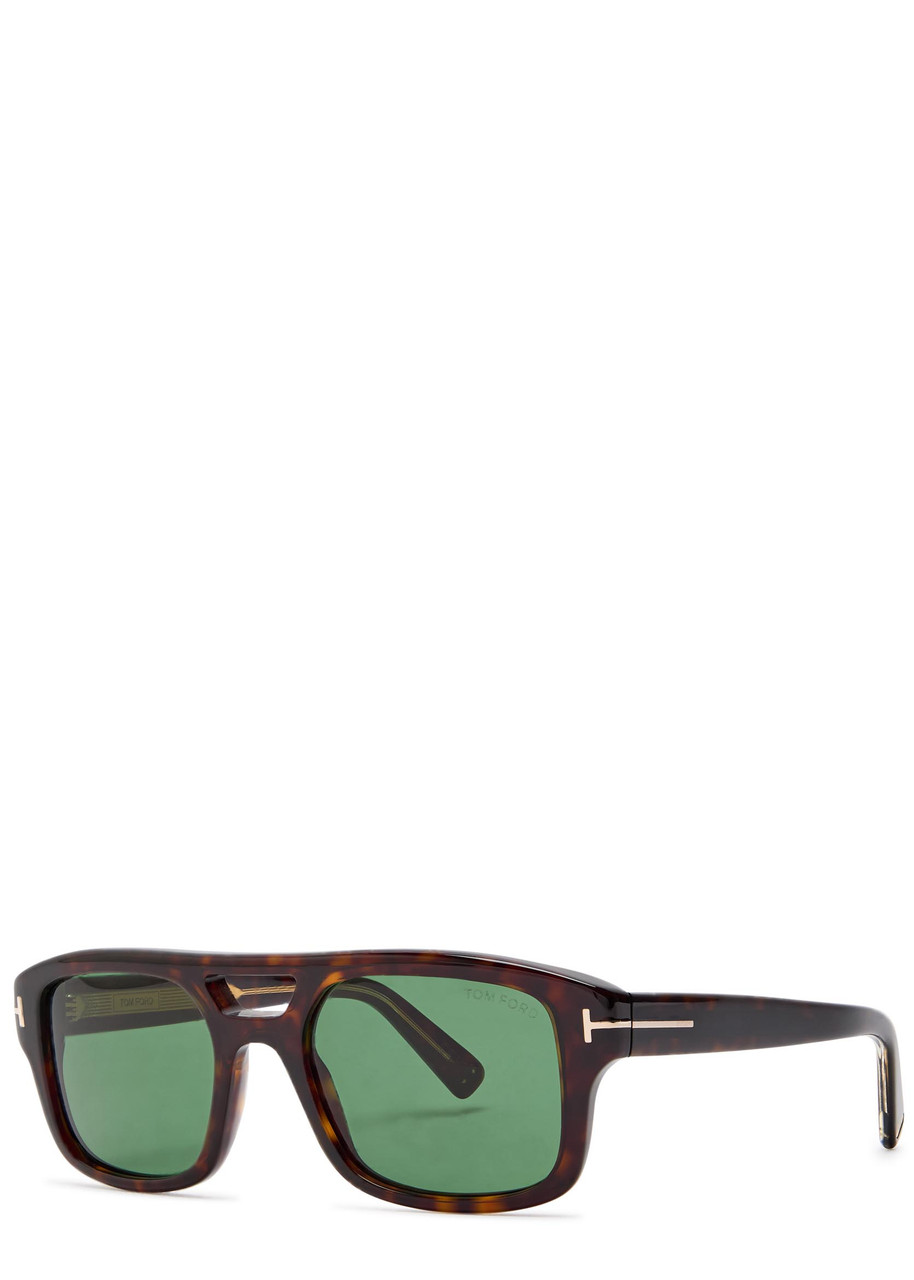 Tom Ford Icon Aviator-style Sunglasses - Brown Havana - One Size