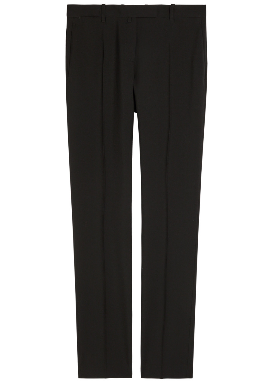 Calvin Klein Erin Straight-leg Wool Trousers - Black - 44 (UK12 / M)
