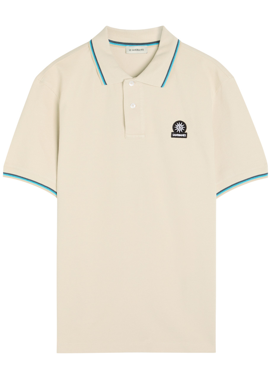 Sandbanks Logo Piqué Cotton Polo Shirt
