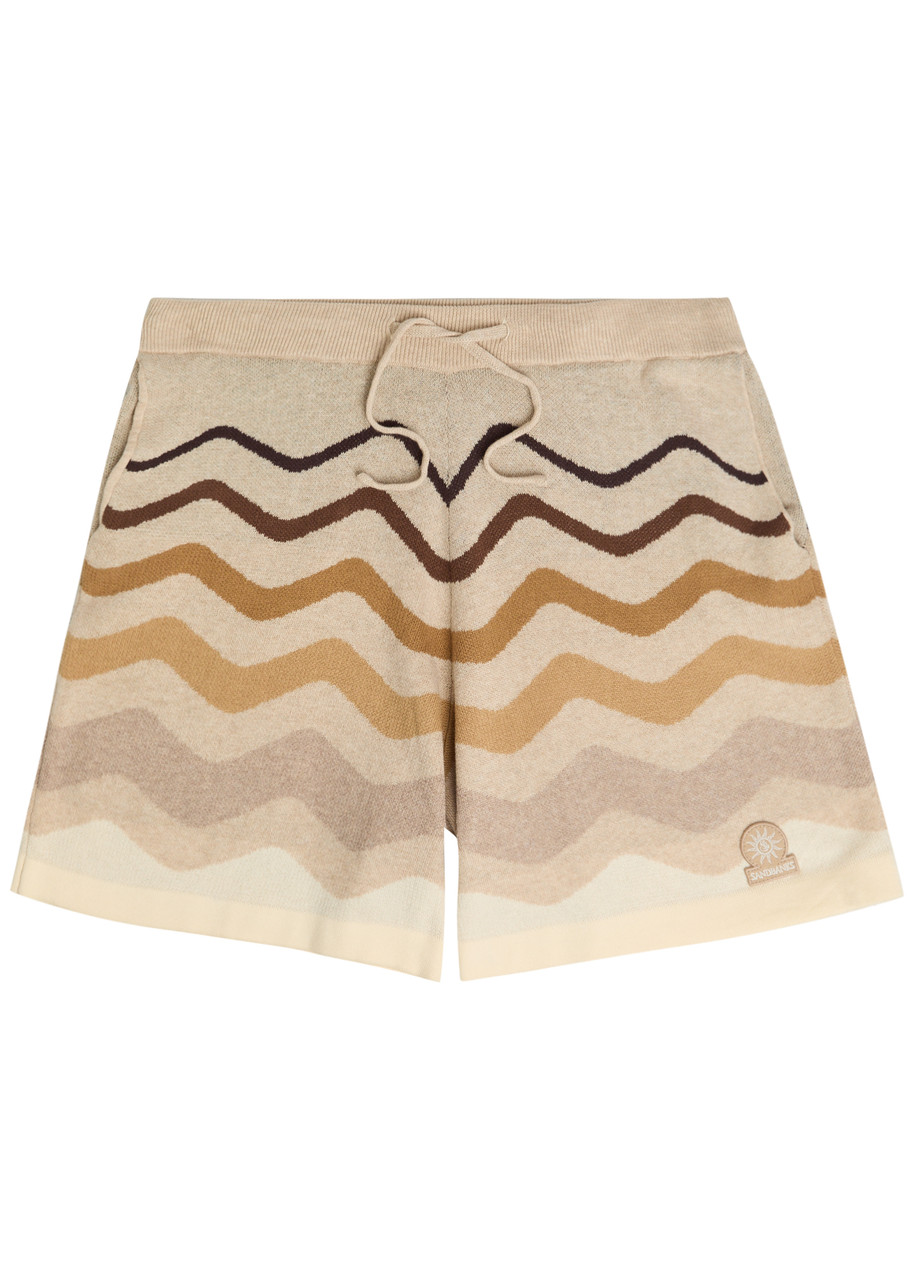 Sandbanks Striped Cotton Shorts