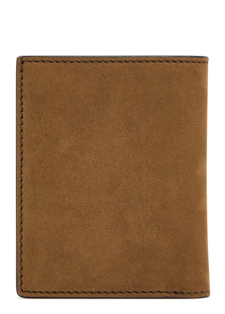  Tom Ford Nubuck Card Holder - Brown - One Size 