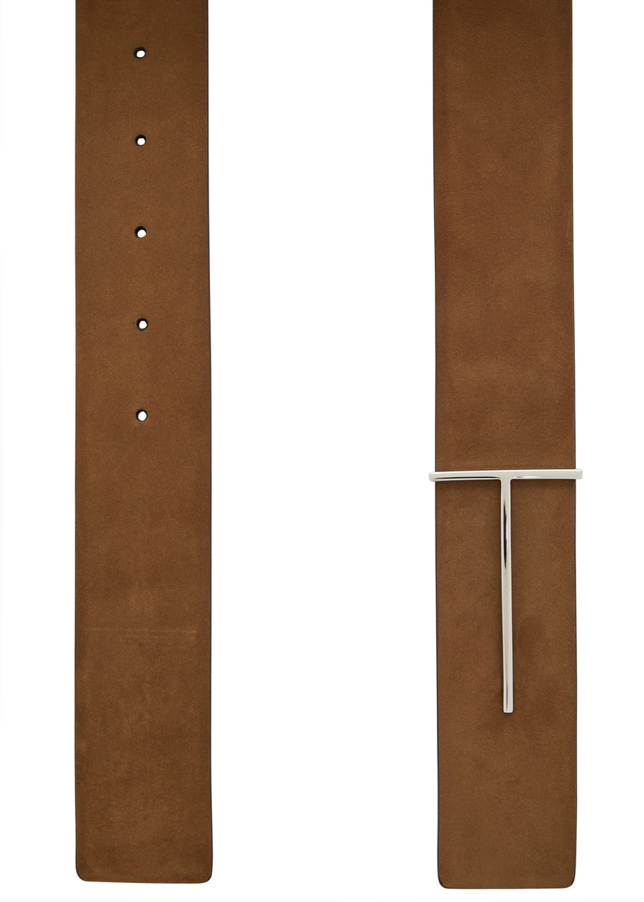  Tom Ford Reversible Nubuck Belt - Brown - 85 (xs) 