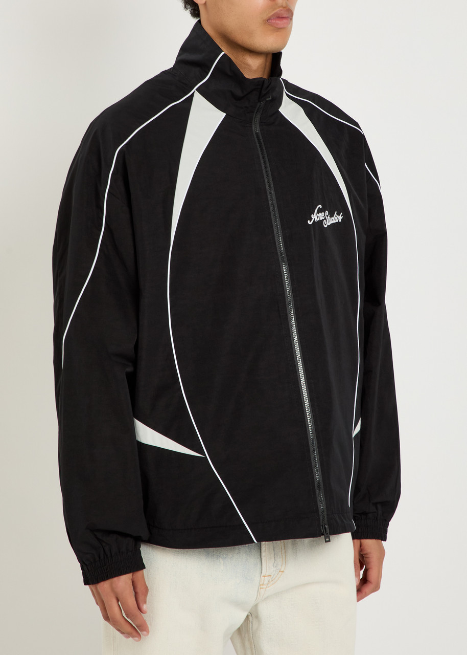 Acne Studios Ofit Peachy Technical Blend Jacket In Black